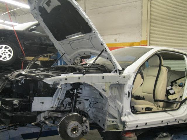 Before BMW E90 Collision Repair